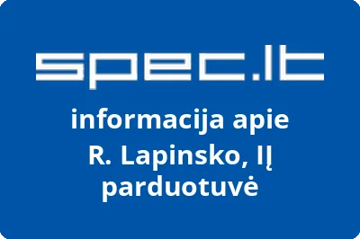 R. Lapinsko, IĮ parduotuvė