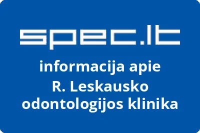 R. Leskausko odontologijos klinika, UAB | spec.lt