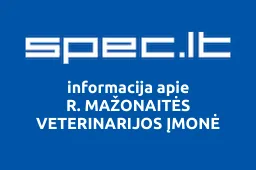R. MAŽONAITĖS VETERINARIJOS ĮMONĖ | spec.lt