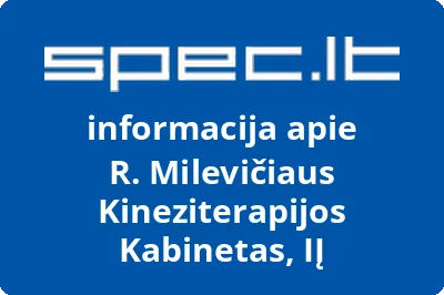 R. Milevičiaus Kineziterapijos Kabinetas, IĮ