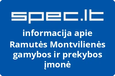 Ramutės Montvilienės gamybos ir prekybos įmonė