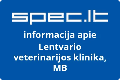 Lentvario veterinarijos klinika, MB