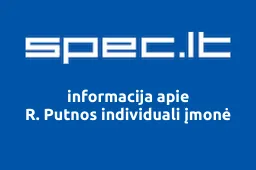 R. Putnos individuali įmonė | spec.lt