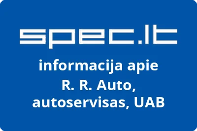 R.R. AUTO, UAB