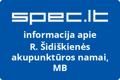 R. Šidiškienės akupunktūros namai, MB | spec.lt