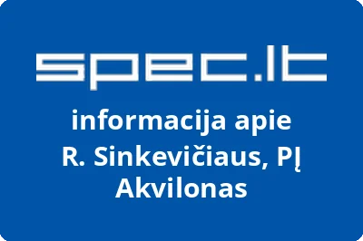 R. Sinkevičiaus, PĮ Akvilonas
