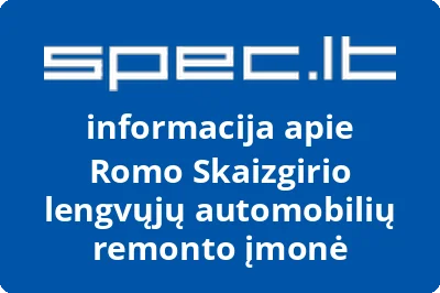 Romo Skaizgirio lengvųjų automobilių remonto įmonė