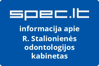 R. Stalionienės odontologijos kabinetas | spec.lt