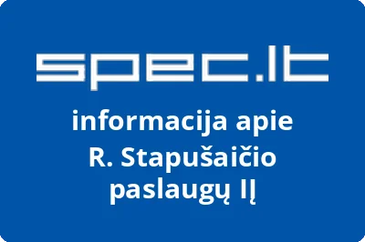 R. Stapušaičio paslaugų, IĮ