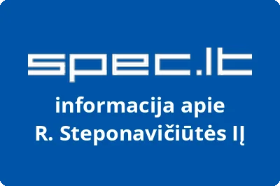 R. Steponavičiūtės, IĮ