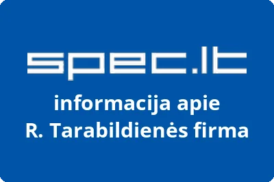 R. Tarabildienės firma