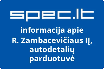 R. E. Zambacevičiaus įmonė