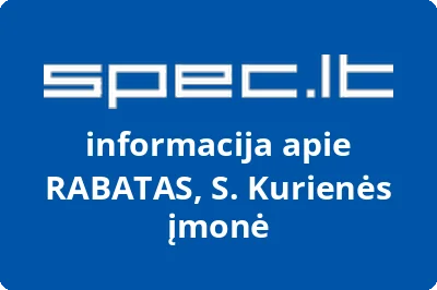 RABATAS, S. Kurienės įmonė