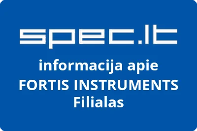 FORTIS INSTRUMENTS Filialas | spec.lt
