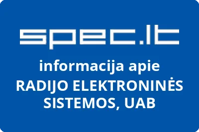RADIJO ELEKTRONINĖS SISTEMOS, UAB