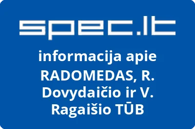 RADOMEDAS, R. Dovydaičio ir V. Ragaišio, TŪB