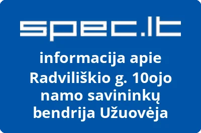 Radviliškio g. 10ojo namo savininkų bendrija Užuovėja