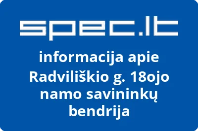 Radviliškio g. 18ojo namo savininkų bendrija