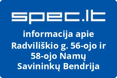 Radviliškio g. 56ojo ir 58ojo namų savininkų bendrija