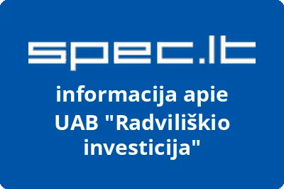 Radviliškio investicija, UAB | spec.lt