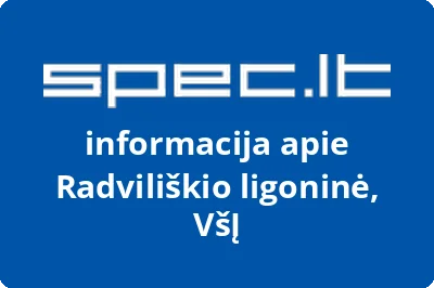 Radviliškio ligoninė, VŠĮ | spec.lt
