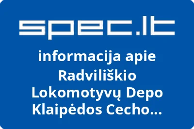 Radviliškio Lokomotyvų Depo Klaipėdos Cecho Profesinė Sąjunga