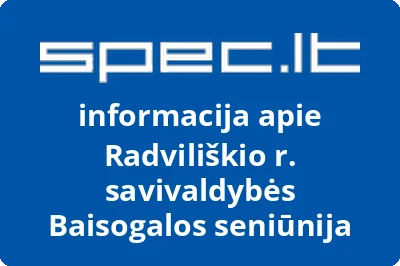 Radviliškio r. savivaldybės Baisogalos seniūnija