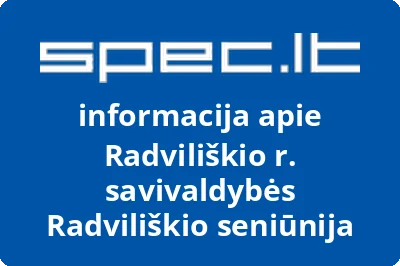 Radviliškio r. savivaldybės Radviliškio seniūnija