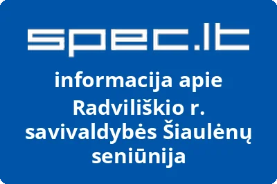 Radviliškio r. savivaldybės Šiaulėnų seniūnija