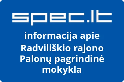Radviliškio rajono Palonų pagrindinė mokykla