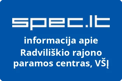 Radviliškio rajono paramos centras, VŠĮ