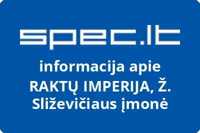 RAKTŲ IMPERIJA, UAB