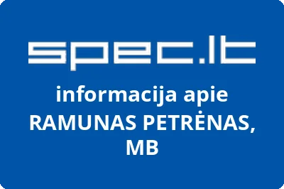 RAMUNAS PETRĖNAS, MB | spec.lt