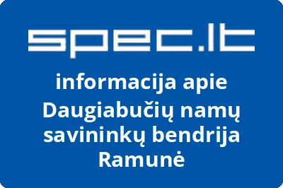 Daugiabučių namų savininkų bendrija Ramunė | spec.lt