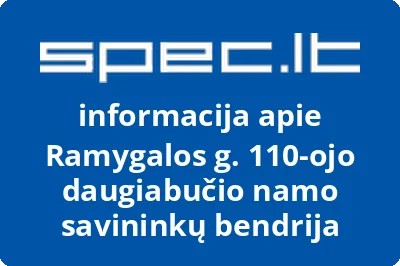Ramygalos g. 110-ojo daugiabučio namo savininkų bendrija | spec.lt