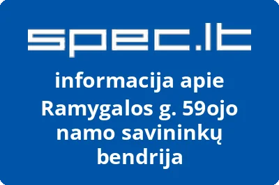 Ramygalos g. 59ojo namo savininkų bendrija