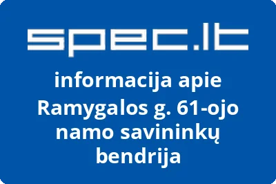 Ramygalos g. 61ojo namo savininkų bendrija