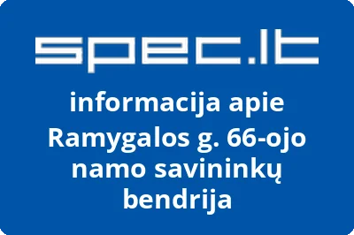Ramygalos g. 66ojo namo savininkų bendrija
