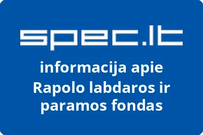 Rapolo labdaros ir paramos fondas | spec.lt