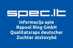 Rapool Ring GmbH Qualitatsraps deutscher Zuchter atstovybė | spec.lt