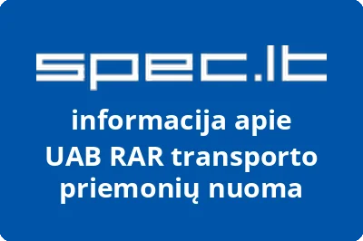 RAR transporto priemonių nuoma, UAB | spec.lt