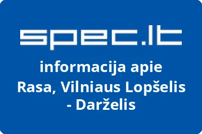Vilniaus lopšelisdarželis Rasa
