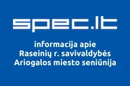 Raseinių r. savivaldybės Ariogalos miesto seniūnija iliustracija