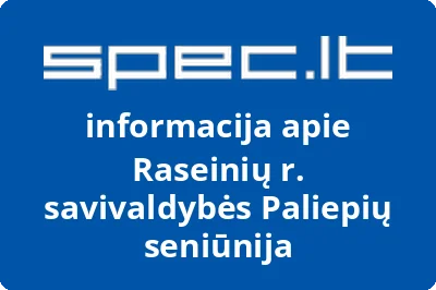 Raseinių r. savivaldybės Paliepių seniūnija
