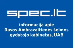 Rasos Ambrazaitienės šeimos gydytojo kabinetas, UAB iliustracija
