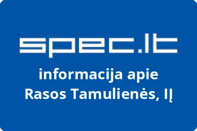 Rasos Tamulienės, IĮ