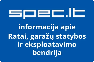 Ratai, garažų statybos ir eksploatavimo bendrija