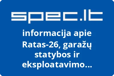 Garažų statybos ir eksploatavimo bendrija RATAS26
