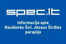 Raudonės Švč. Jėzaus Širdies parapija iliustracija