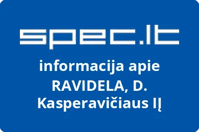 RAVIDELA, D. Kasperavičiaus, IĮ
